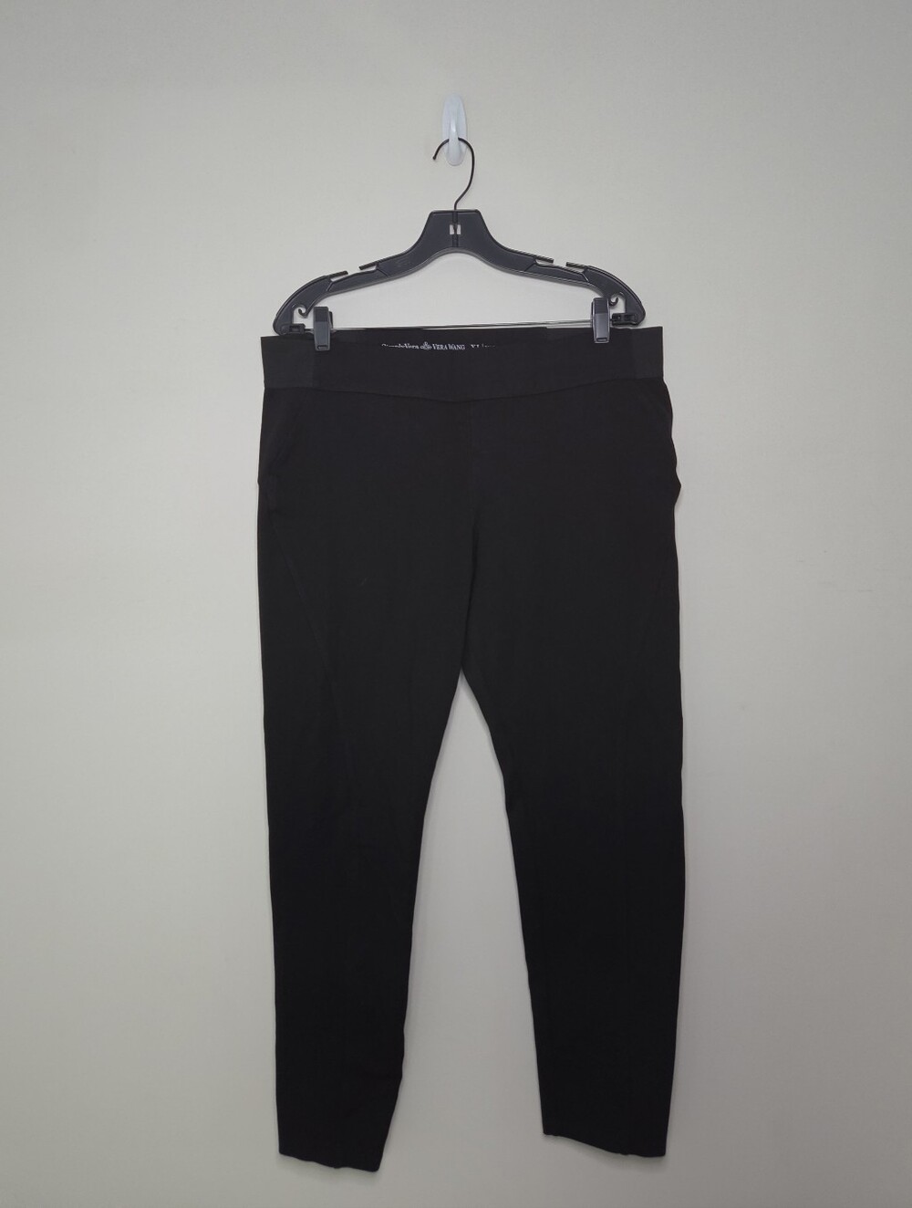 Women's Simply Vera Vera Wang Stretch Waist Black Leggings Sz XL